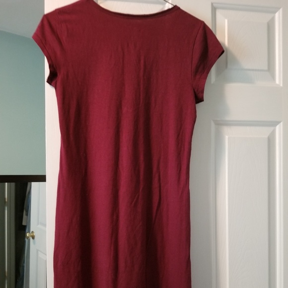 Wine-purple universal threads tee shirt dress - Picture 5 of 8